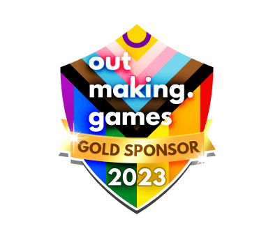 Logo for Out Making Games - Gold Sponsor 2022